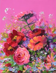 Bouquet floral vibrante