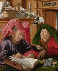 Dois coletores de impostos, c.1540