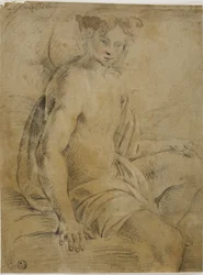 Anjo sentado