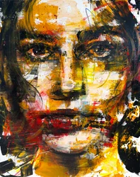 Dreams In Ochre, 2023 (acrílico e óleo sobre tela)