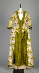 Vestido, americano, 1885.