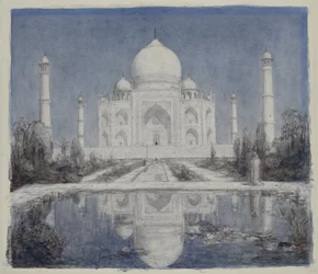 Taj Mahal ao luar