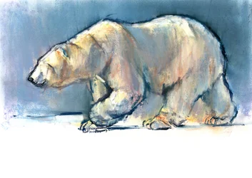 Refração, 2016, (conté e pastel sobre papel)
