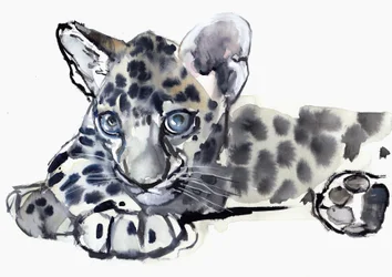 Manchado (filhote de leopardo Árabe), 2008