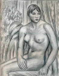 Nude Study, século 20 de 1932