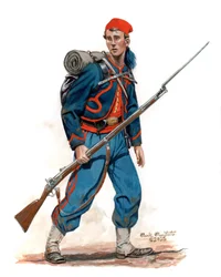 10.º Regimento de Infantaria de Nova Iorque, National Zouaves, 4.º uniforme de 1862, 2025