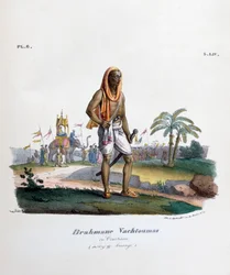 Cortesão brâmane, 1828