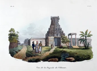 O pagode de Vilnour, 1828