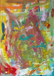 Pinceladas abstratas vibrantes
