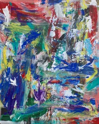Pinceladas abstratas vibrantes