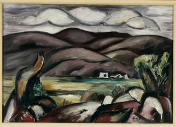 Paisagem, Novo México (óleo sobre tela)