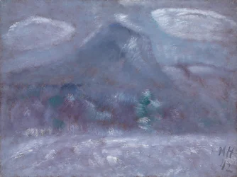 Monte Katahdin, tempestade de neve