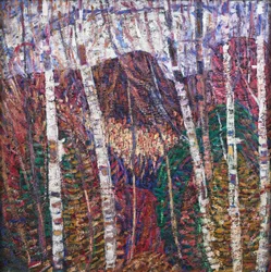 Bétulas brancas, c.1908 (óleo sobre tela)