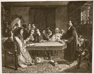 John Wesley e os seus amigos em Oxford, ilustração de 