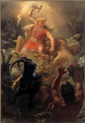 Le combat de Thor (Tor) avec les Geants - Thor