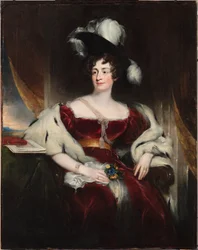 Retrato de Charlotte Florentia, terceira duquesa de Northumberland (1787-1866)