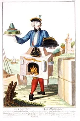 A Milliner (cor litho)