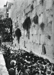Muro das Lamentações do Monte do Templo, Jerusalém, 1937