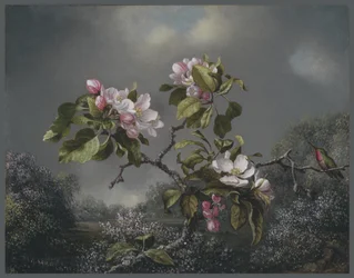 Flores de Maçã e Beija-Flor, 1871