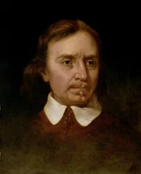 Estudo do retrato de Oliver Cromwell (1599-1658)