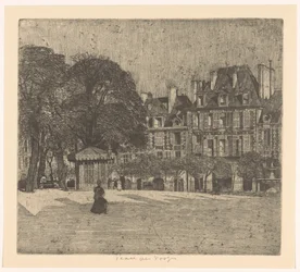 Place des Vosges em Parijs