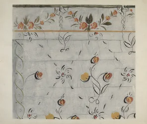 Decoração de parede, c. 1938.