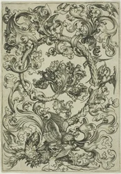 Ornamento com coruja a gozar com as aves diurnas