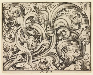 Preenchimento horizontal em um fundo claro (ornamento horizontal)