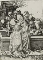 O sepultamento, final do século XV