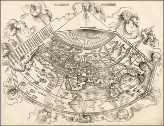 Mapa-múndi ptolemaico de 1513 de Martin Waldseemüller