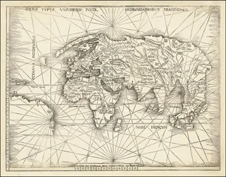 Mapa de 1513 - Orbis Typus Universalis Iuxta Hydrographorum Traditionem
