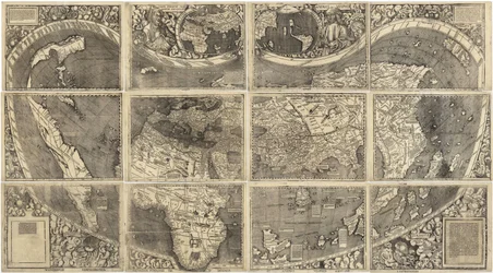 Mapa mundial Universalis Cosmographia, 1507