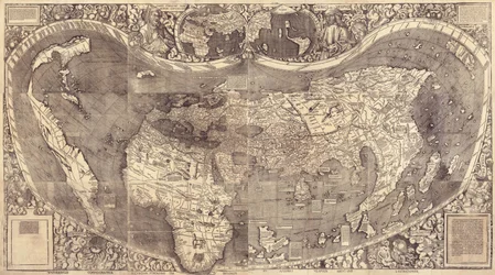 Mapa mundial Universalis Cosmographia, 1507