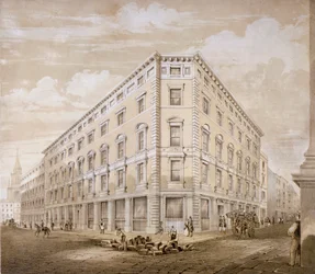 Gresham Street, Cidade de Londres, 1840.