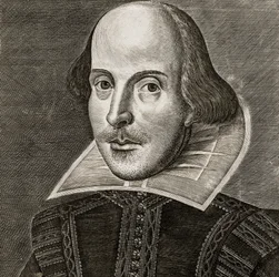Retrato de William Shakespeare por Martin Droeshout