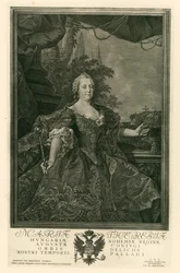 Maria Theresia, Santa Imperatriz Romana (gravura)