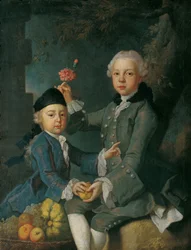 Retrato duplo de Leopold e Vincent Ruard