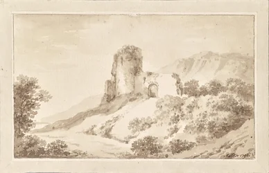 Paisagem com ruína