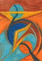 Marrom laranja amarelo azul resumo
