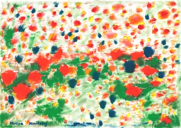 Papoilas e flores