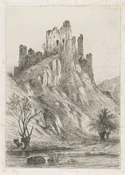 Ruínas do castelo de Montaigle
