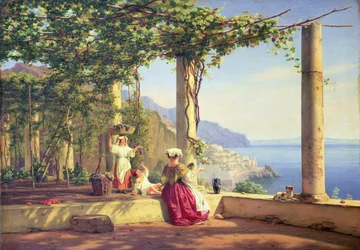 Pérgola com vista para Amalfi