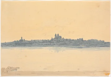 Viborg visto de Asmild Klosterhave perto de Søndersø