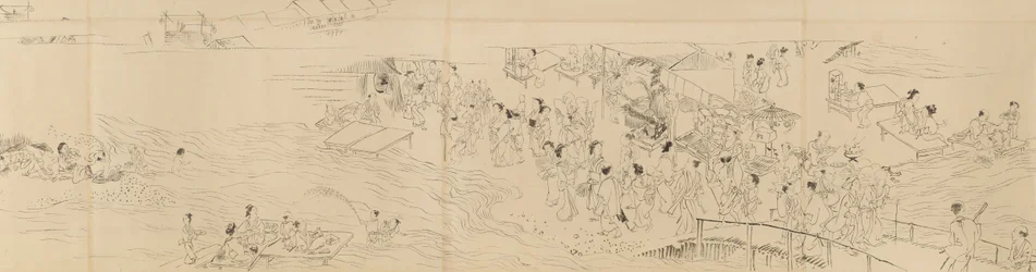 Diversões em Kyoto nas Quatro Estações, no final do século XVIII.