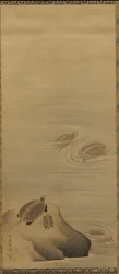 Tartarugas, período Edo, século XVIII.