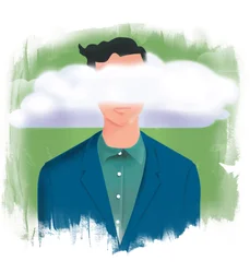 Cabeça nas nuvens, 2015 (digital)