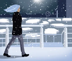 Passeio fluvial de inverno, 2015 (digital)