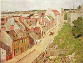 Quebec (óleo sobre prancha de artista)
