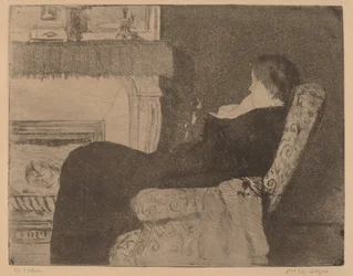 Antes da lareira nº 1, c. 1882.
