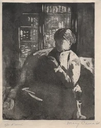 Tricô na Biblioteca, c. 1881